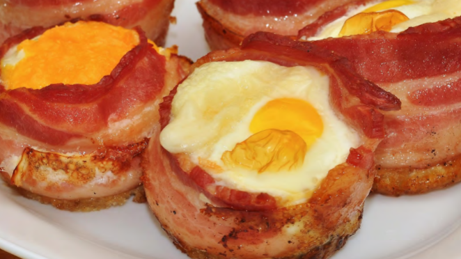 BACON AND EGG CUPS